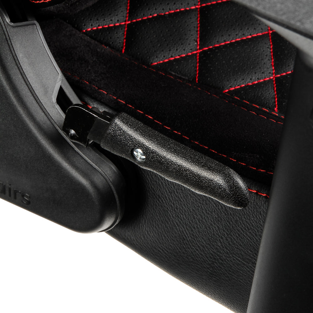 Noblechairs Gamingstuhl Epic – Sitzhöhe 49,5–59,5 cm, 120 kg, Schwarz/Rot