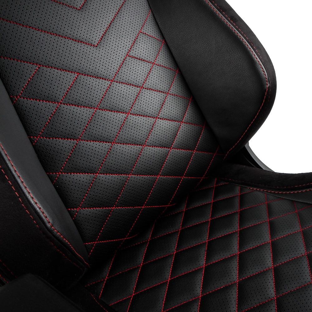 Noblechairs Gamingstuhl Epic – Sitzhöhe 49,5–59,5 cm, 120 kg, Schwarz/Rot