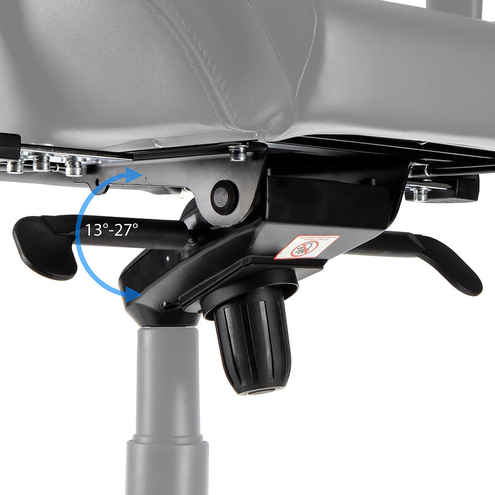 Noblechairs Gamingstuhl Epic – Sitzhöhe 49,5–59,5 cm, 120 kg, Schwarz/Rot