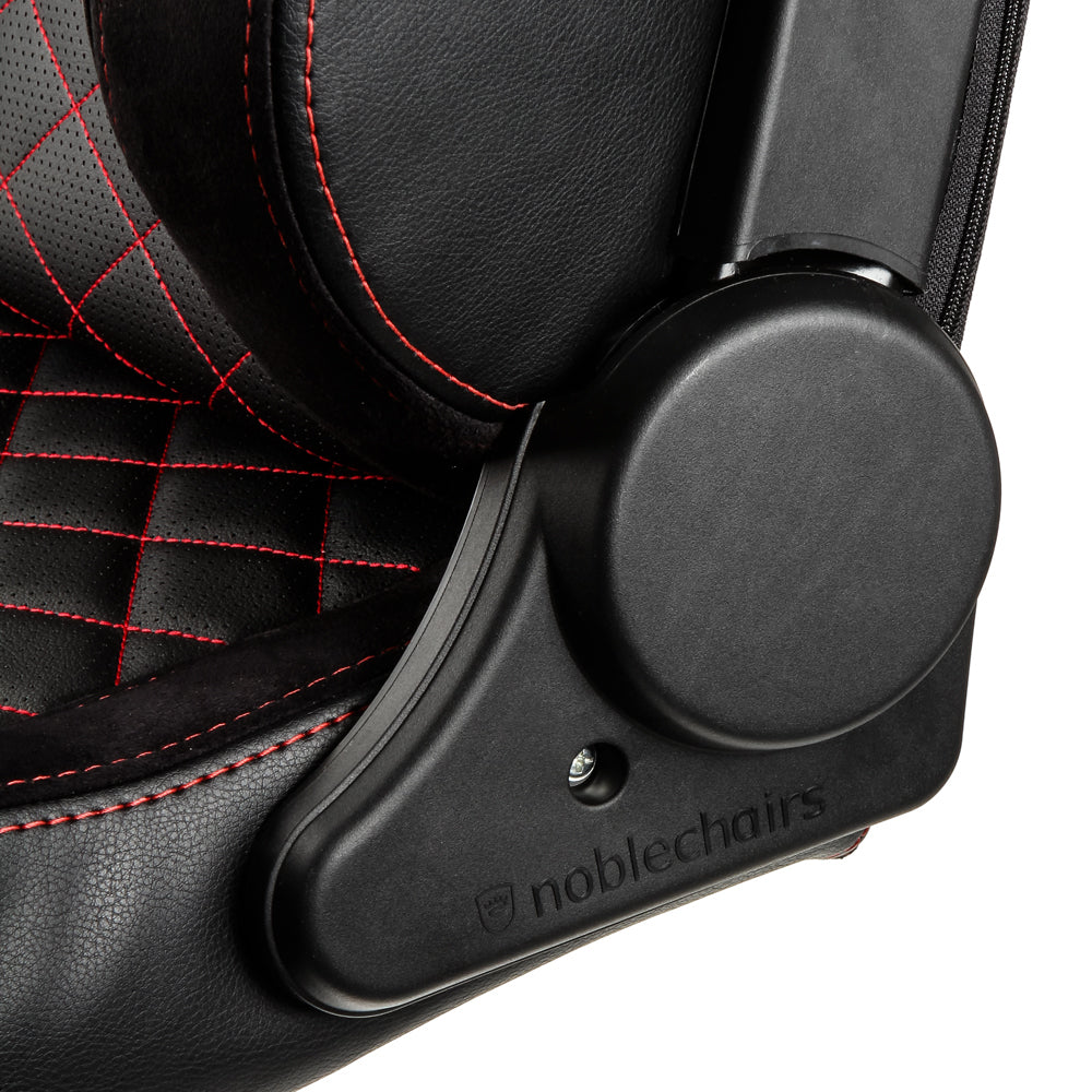 Noblechairs Gamingstuhl Epic – Sitzhöhe 49,5–59,5 cm, 120 kg, Schwarz/Rot