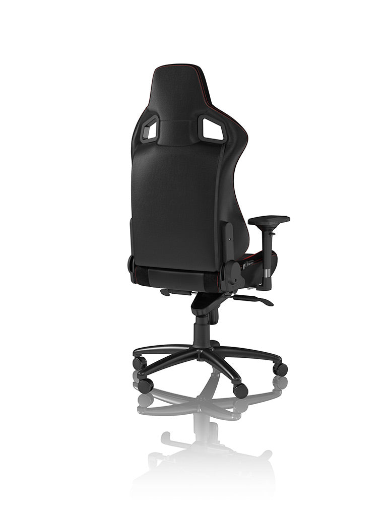 Noblechairs Gamingstuhl Epic – Sitzhöhe 49,5–59,5 cm, 120 kg, Schwarz/Rot