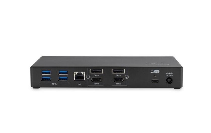 Kensington SD4781P Dockingstation – USB-C, 2× DP, 2× HDMI, 5× USB-A, 100 W PD, GbE, für Windows/Mac/ChromeOS