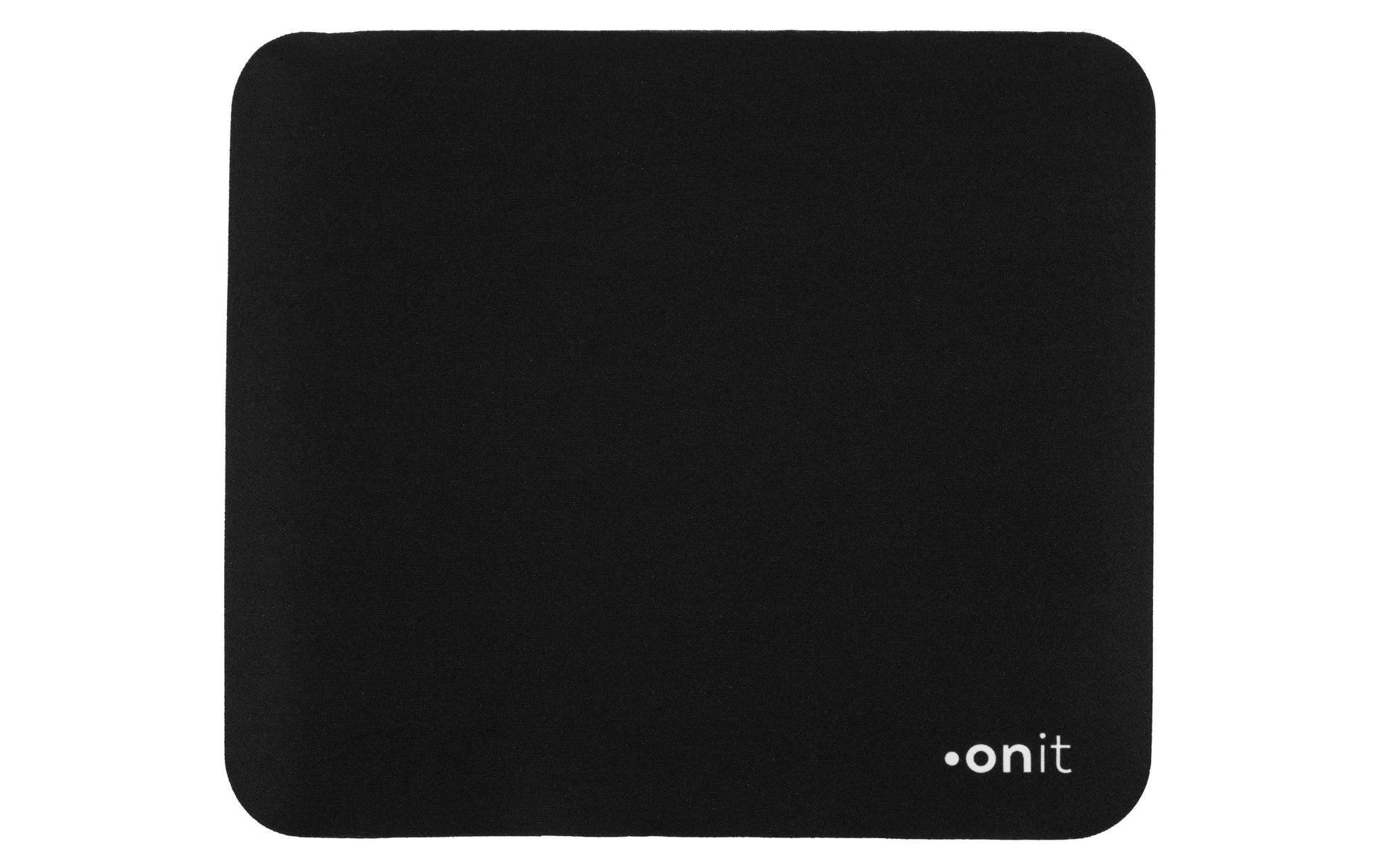 ONIT Starter – Mauspad – 230 × 200 mm, Gummi, Textil, Schwarz, Anti-Rutsch-Basis