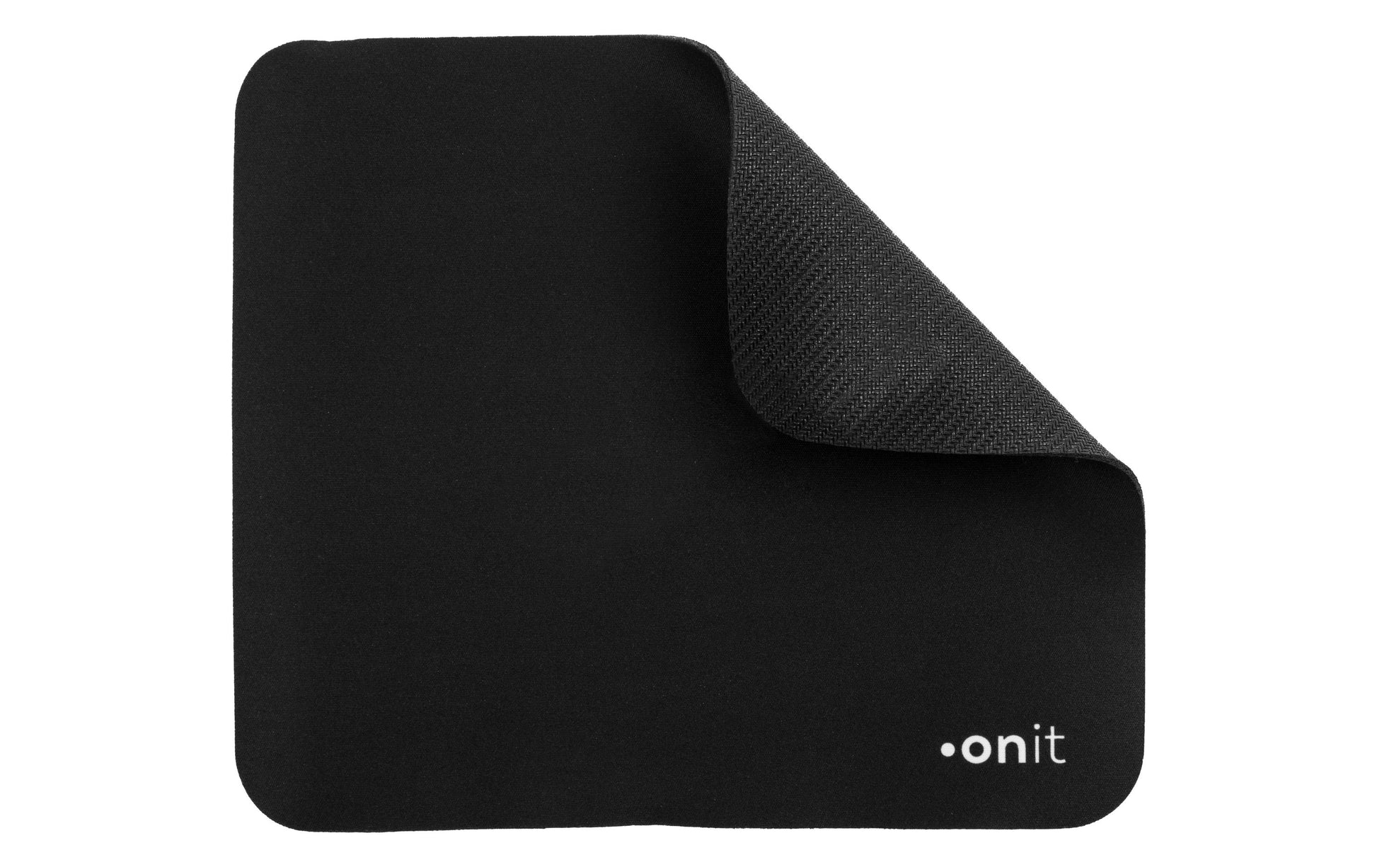 ONIT Starter – Mauspad – 230 × 200 mm, Gummi, Textil, Schwarz, Anti-Rutsch-Basis