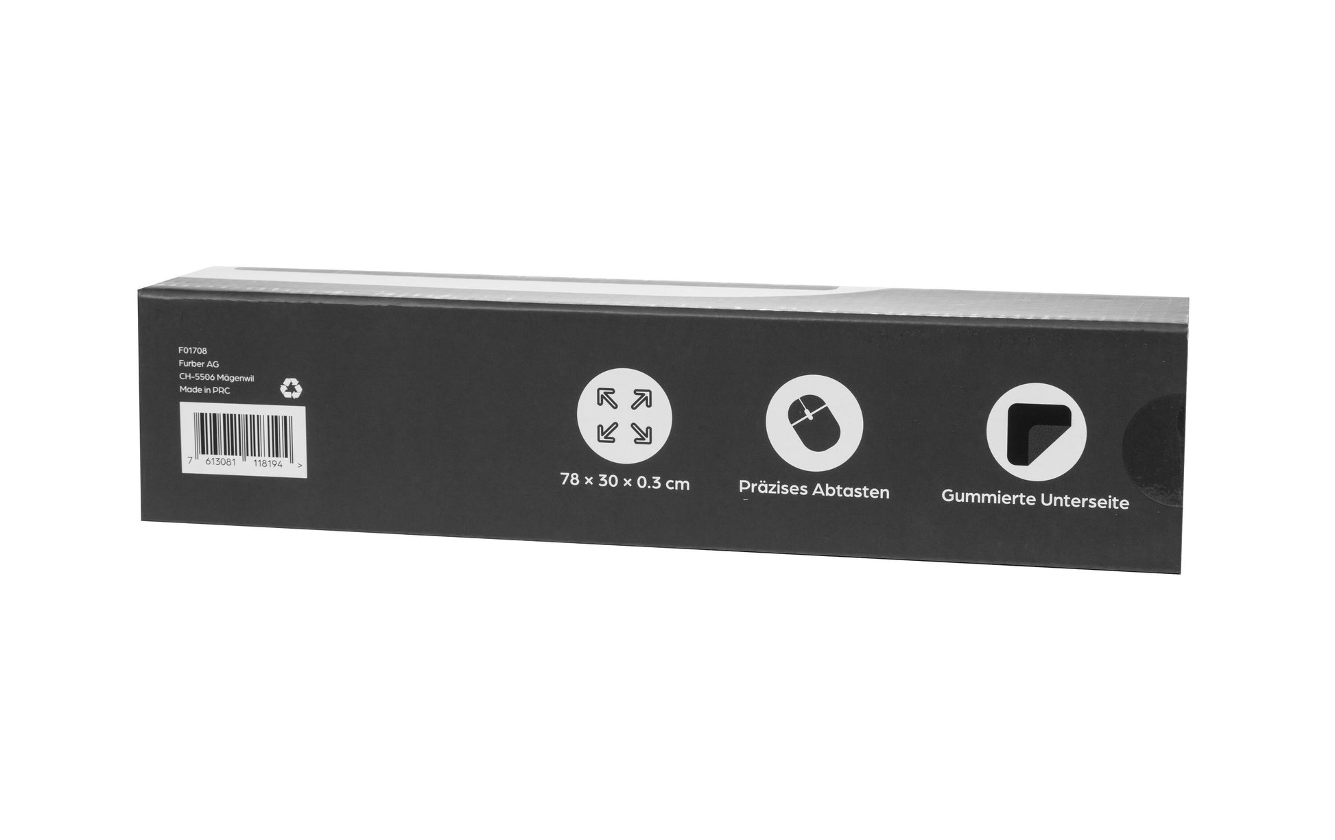 ONIT Mausmatte Pro – Mauspad – 780 × 300 × 3 mm, Textil, Schwarz
