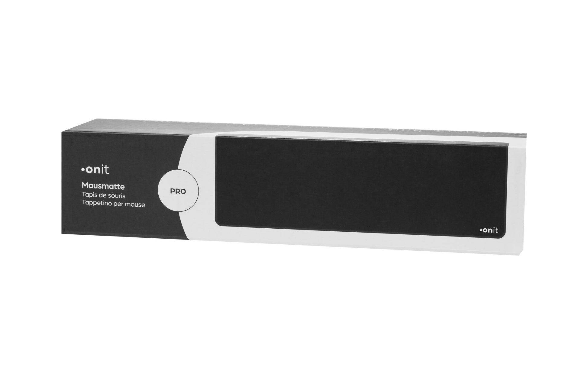 ONIT Mausmatte Pro – Mauspad – 780 × 300 × 3 mm, Textil, Schwarz