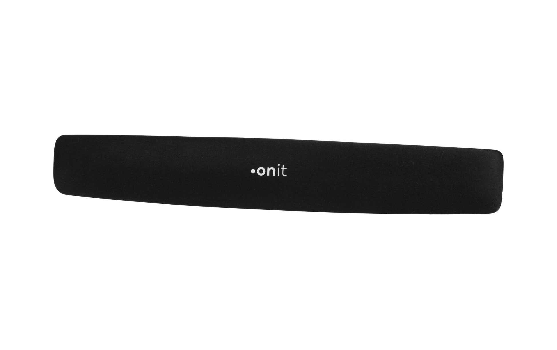 ONIT Handgelenkauflage für Tastatur – Gel – Schwarz – 400 × 60 mm – rutschfest