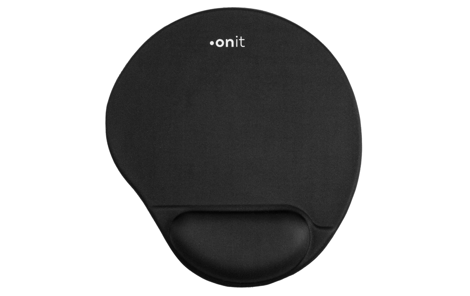 ONIT Mauspad mit Handgelenkauflage – Gel – Schwarz – 225 × 245 mm – rutschfest