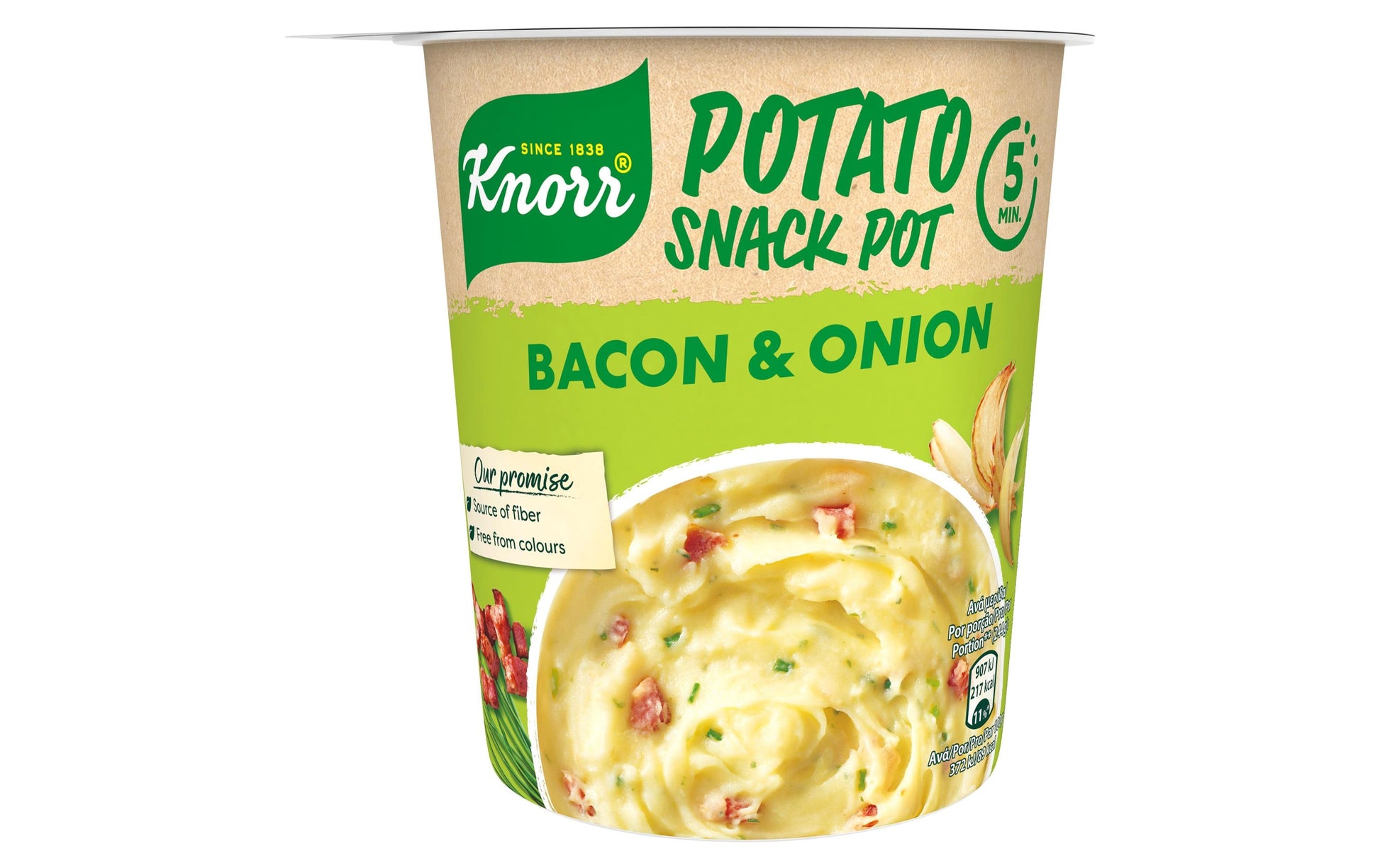 Knorr Kartoffelpüree Speck & Zwiebeln Becher – 51 g