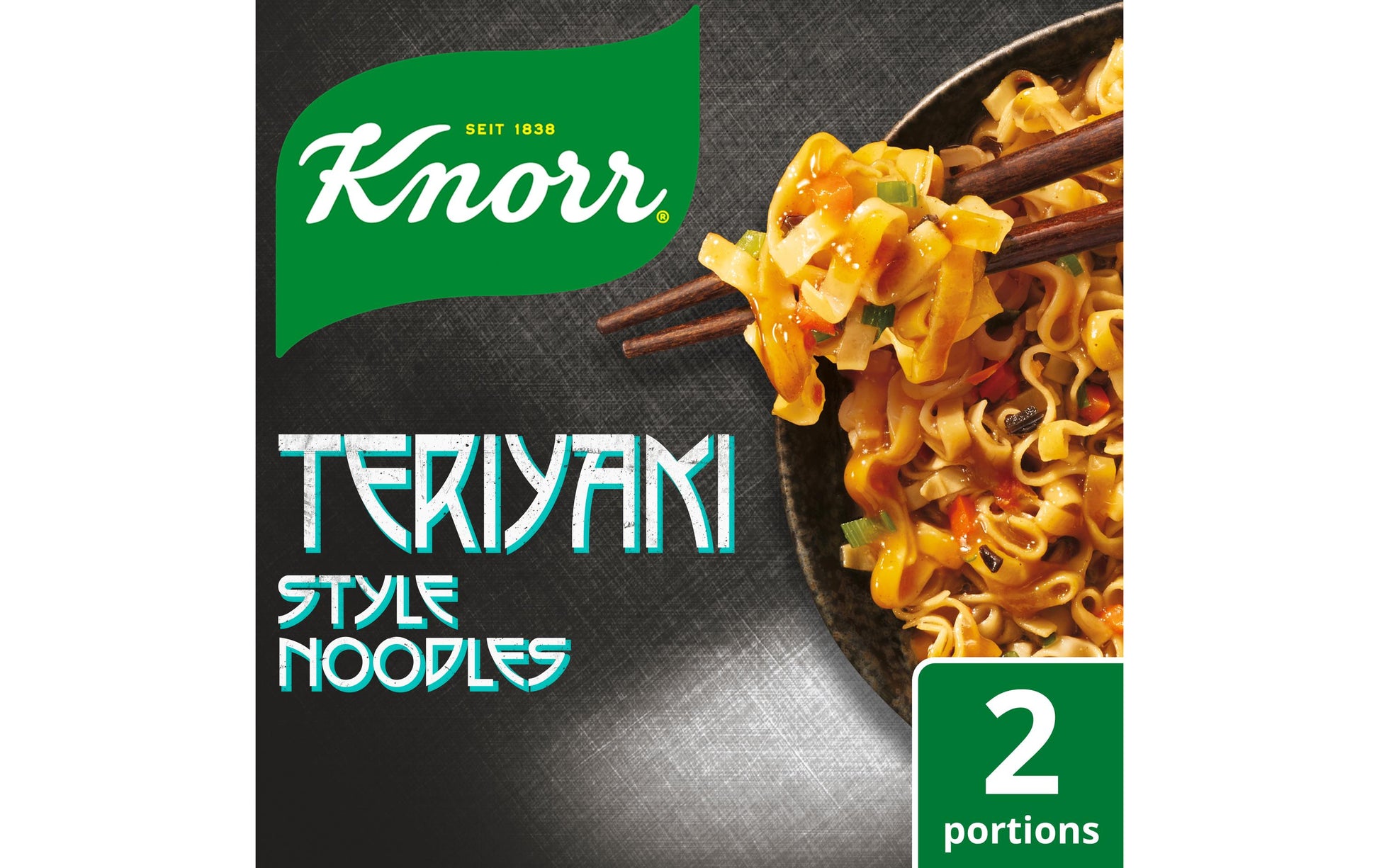 Knorr Asia Specials Instantnudeln Teriyaki & scharf, vegetarisch, Beutel – 133 g