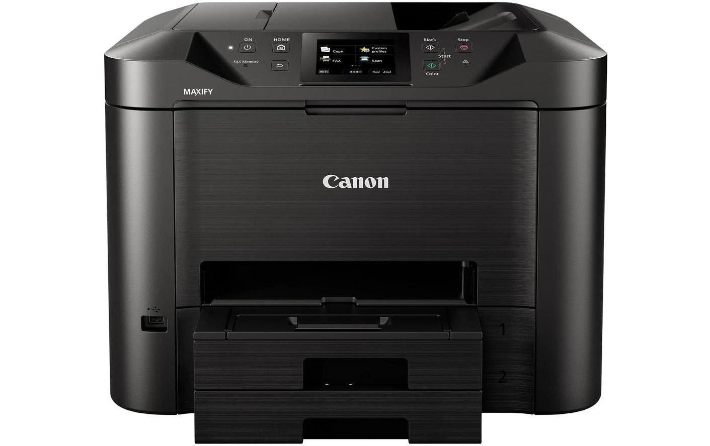 Canon MAXIFY MB5450 – Farbiges Tintenstrahl-MFP A4, 4-in-1 – USB – Duplex, Duplex-ADF – 24 S./Min. S/W