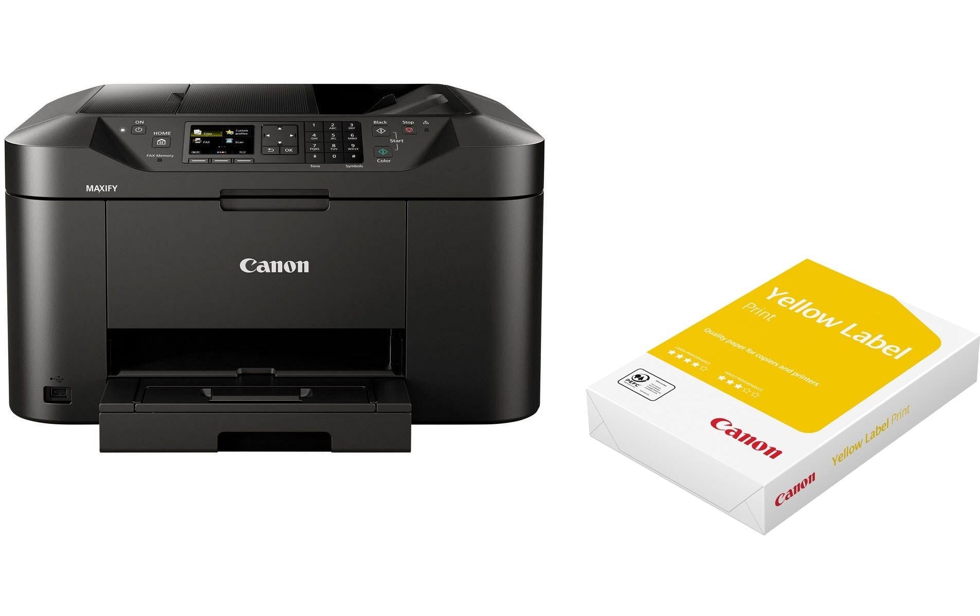 Canon MAXIFY MB2150 – Farbiges Tintenstrahl-MFP A4, 4-in-1 – USB – Duplex – 19 S./Min. S/W, 13 S./Min. Farbe
