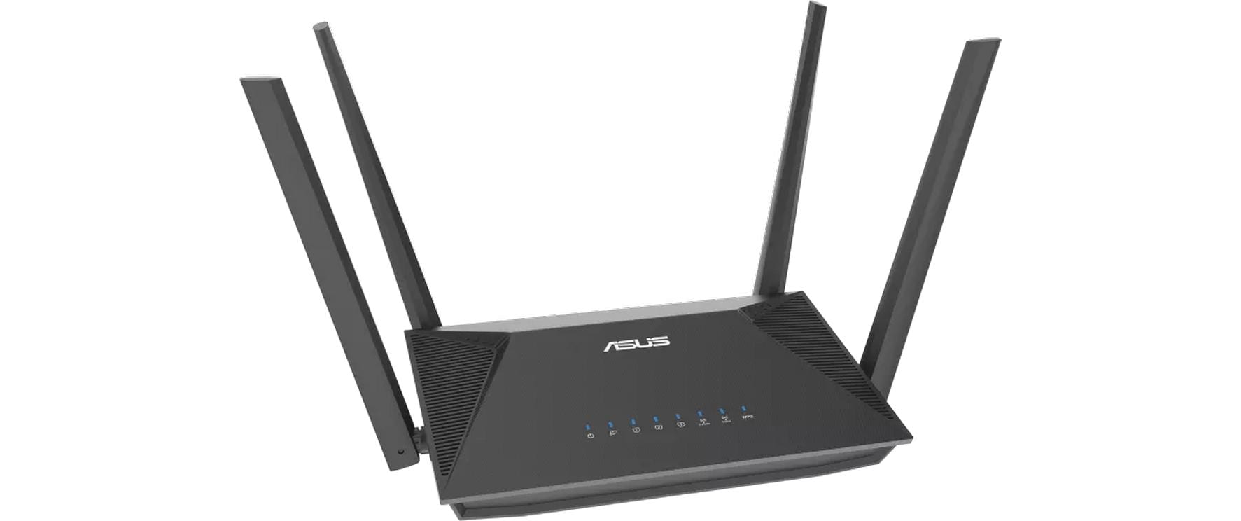 ASUS RT-AX52 – Wi-Fi 6 Router, Dual-Band (2,4/5 GHz), AX1800, 4× GbE, Schwarz