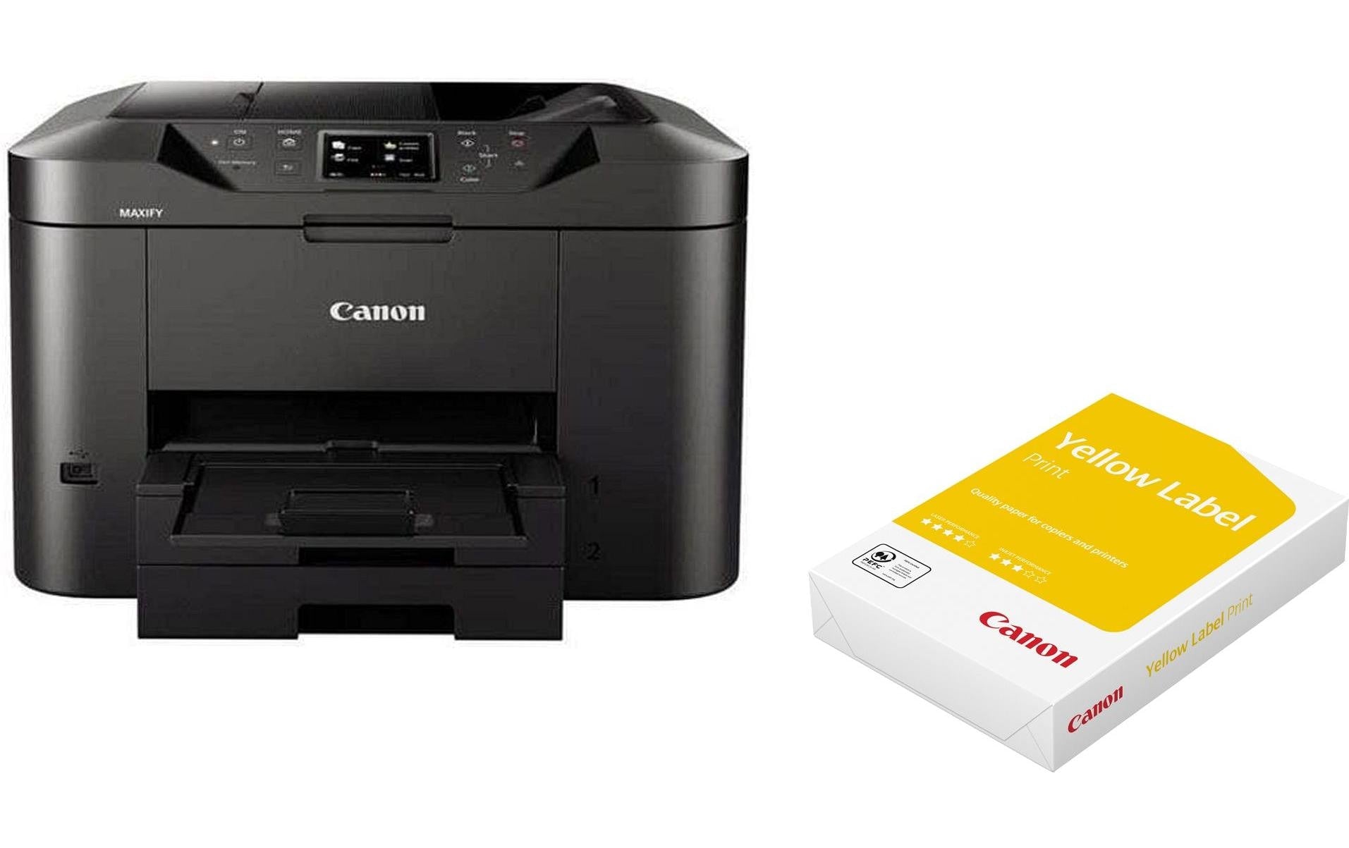 Canon MAXIFY MB2750 – Farbiges Tintenstrahl-MFP A4, 4-in-1 – USB/WLAN – Duplex, ADF – 24 S./Min. S/W, 15 S./Min. Farbe
