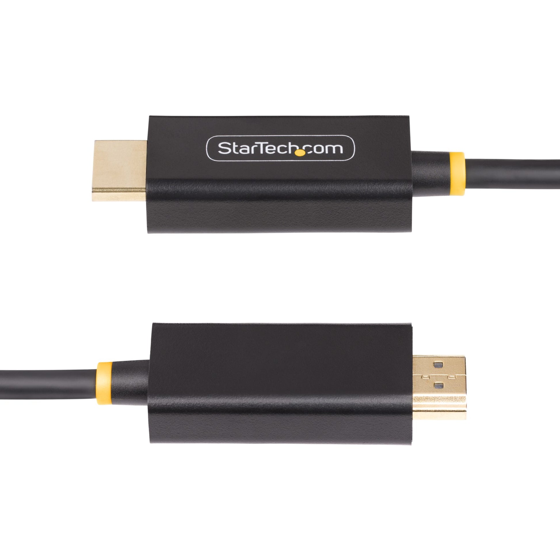 StarTech.com DisplayPort zu HDMI Kabel – 4K (4096 × 2160) @ 60 Hz, DP 1.4/HDMI 2.0b, 1 m – Aktiv, HDR – Schwarz