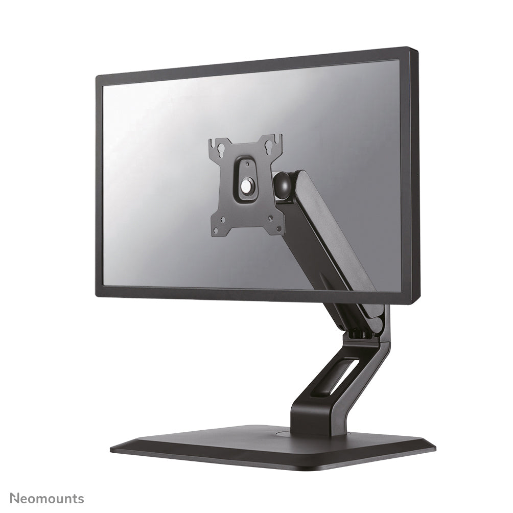 Neomounts FPMA D885BLACK – Tischhalterung, bis 32", VESA 75 × 75 mm, 10 kg, neigbar, schwarz