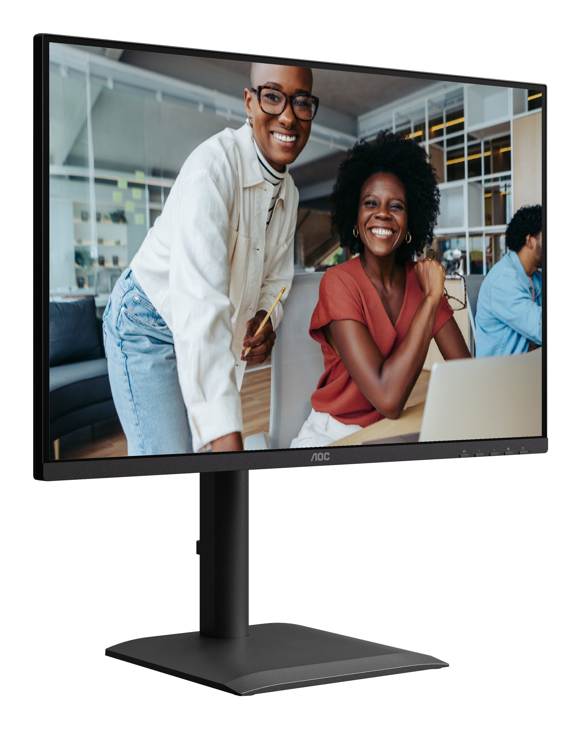 AOC 24X24E4U – Monitor, 24" 1920 × 1200 (WUXGA), IPS, 100 Hz, Lautsprecher, VESA 100 × 100, Schwarz