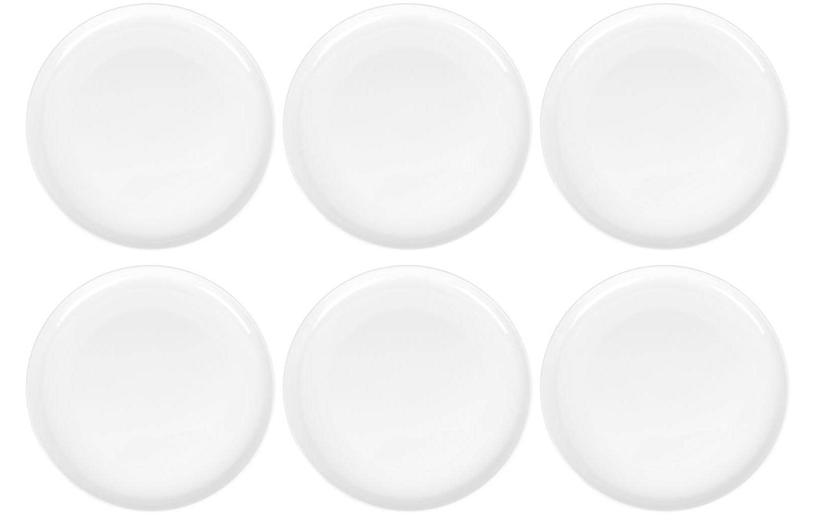 Furber. Speiseteller – 6er Set, Ø 26,5 cm, H 2,7 cm, Knochenporzellan, spülmaschinenfest, mikrowellengeeignet