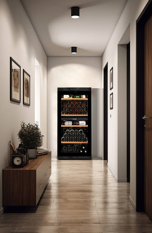Climadiff Weinkühlschrank MILLESIME140DB – 293 l, 220/240 V, Kompressor, Energieeffizienzklasse F