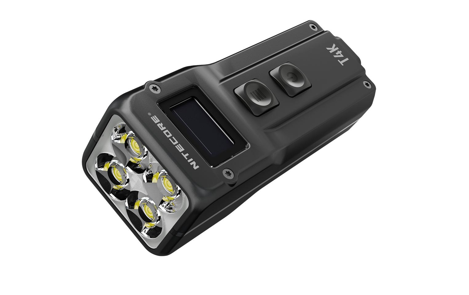 Nitecore Taschenlampe T4K – 4000 lm, 209 m, IP54, USB, 5 Stufen – Schwarz