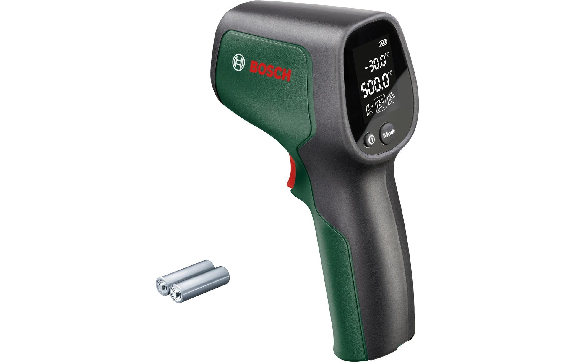 Bosch Universal Temp Infrarot-Thermometer – -30 bis +500 °C, °C/°F