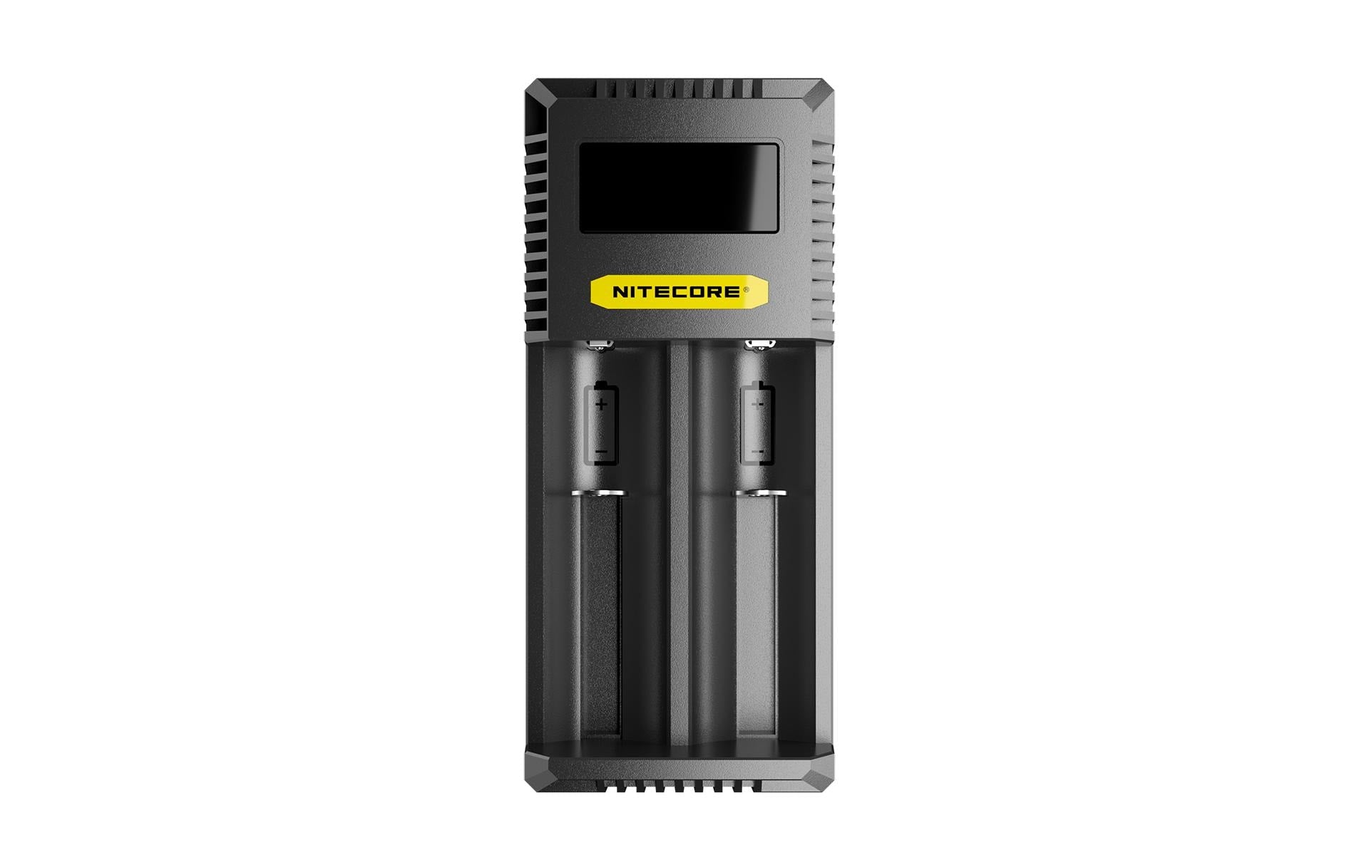 Nitecore Ci2 Ladegerät 2× – für Li-Ion, NiMH, NiCd (inklusive 18650, 21700, 26650) – USB-C 3 A