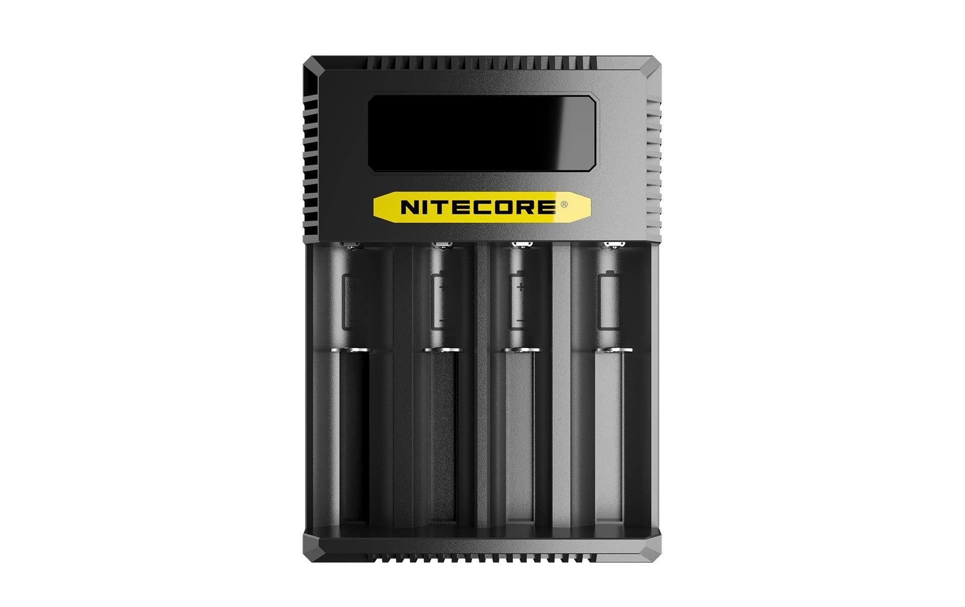 Nitecore Ci4 Multi-Bay-Ladegerät 4× – USB-C, 3 A Ladestrom – für Li-Ion, NiMH, NiCd (AA–D, 26700)