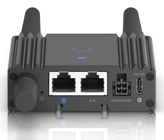 Ubiquiti UMR-Ultra – LTE Router, Wi-Fi 4, 2,4 GHz, 150 Mbit/s, 2× Fast Ethernet, Nano-SIM, Schwarz