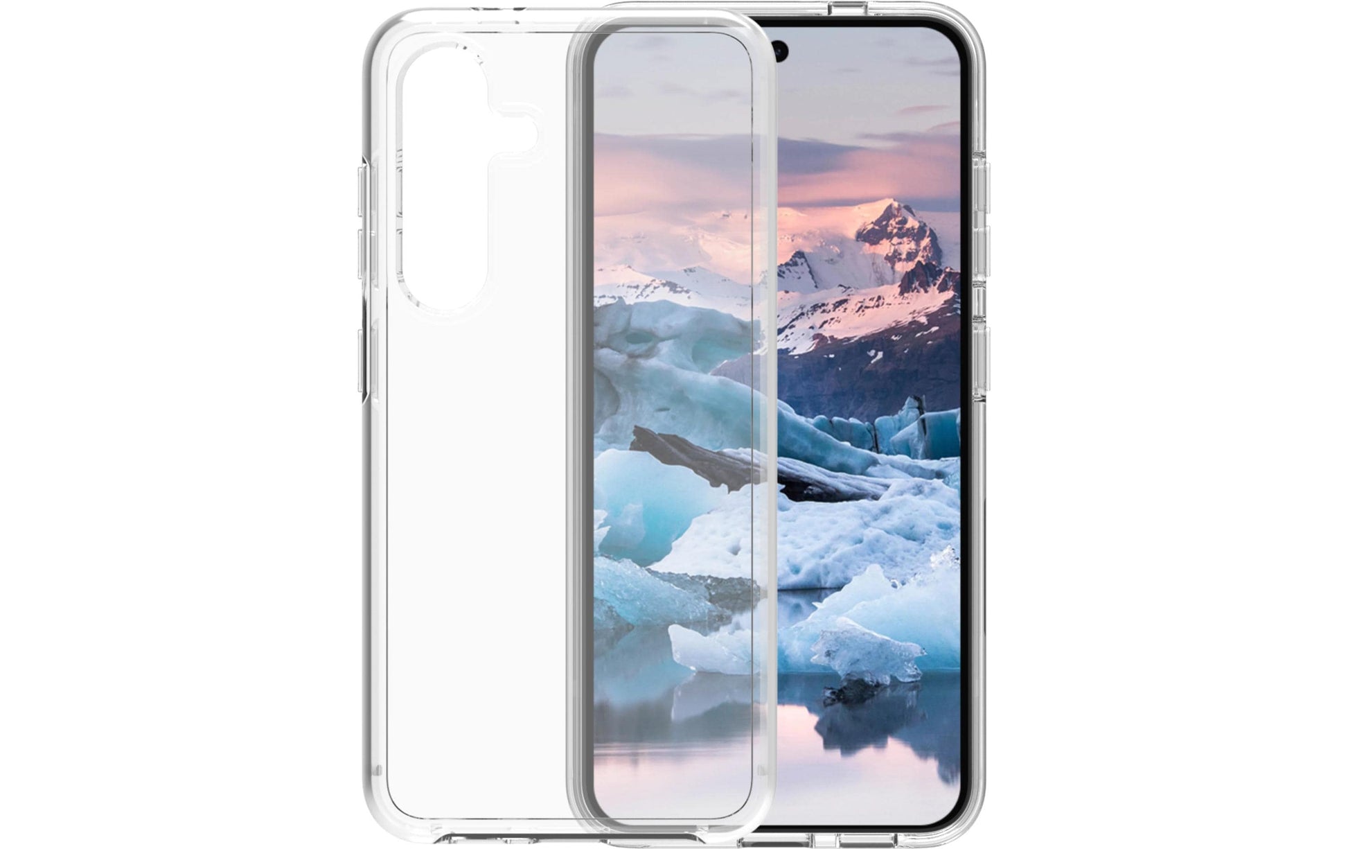 dbramante1928 Iceland Pro Backcover – für Samsung Galaxy S23 FE, Transparent, tropfsicher, kratzresistent
