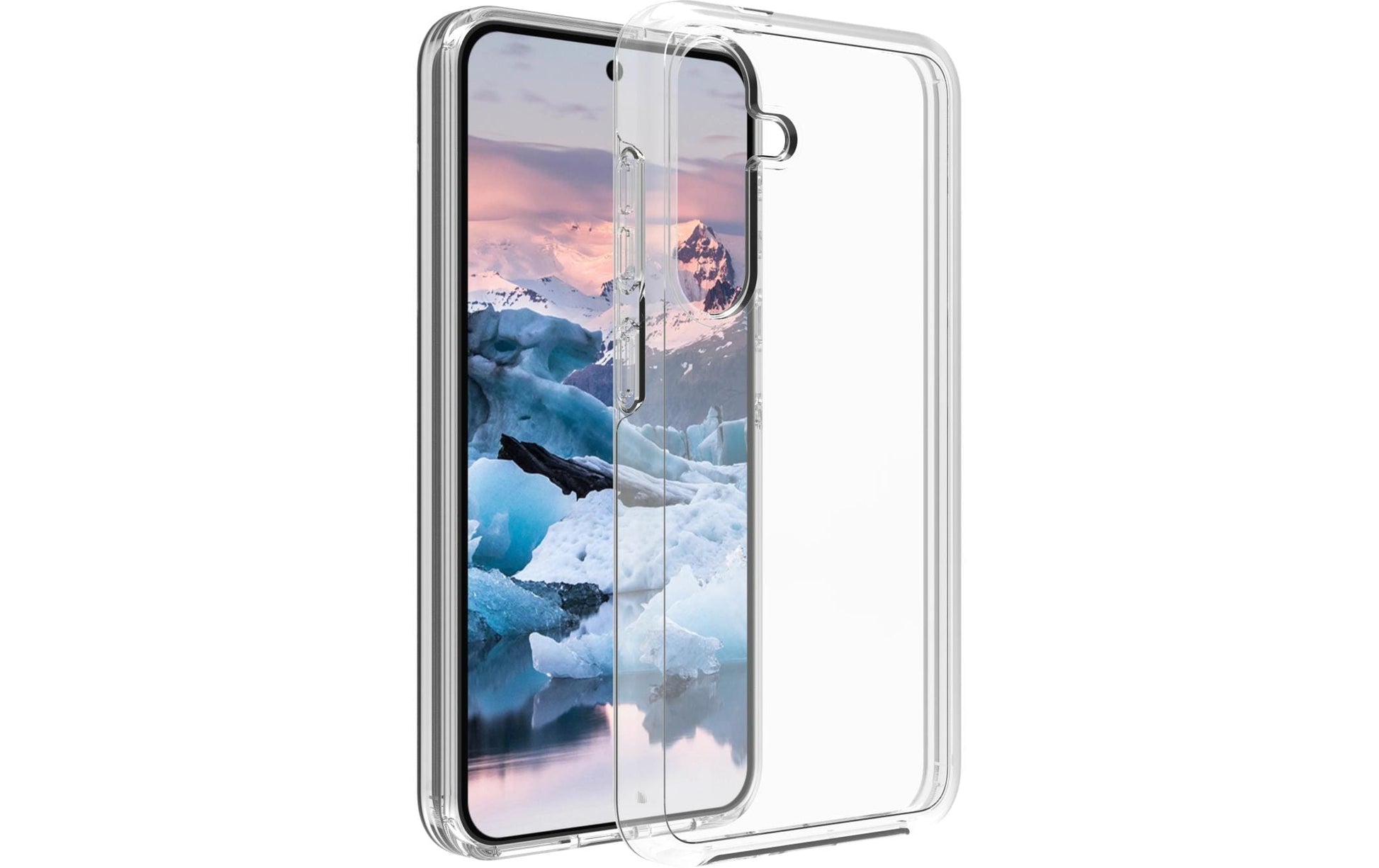 dbramante1928 Iceland Pro Backcover – für Samsung Galaxy S23 FE, Transparent, tropfsicher, kratzresistent