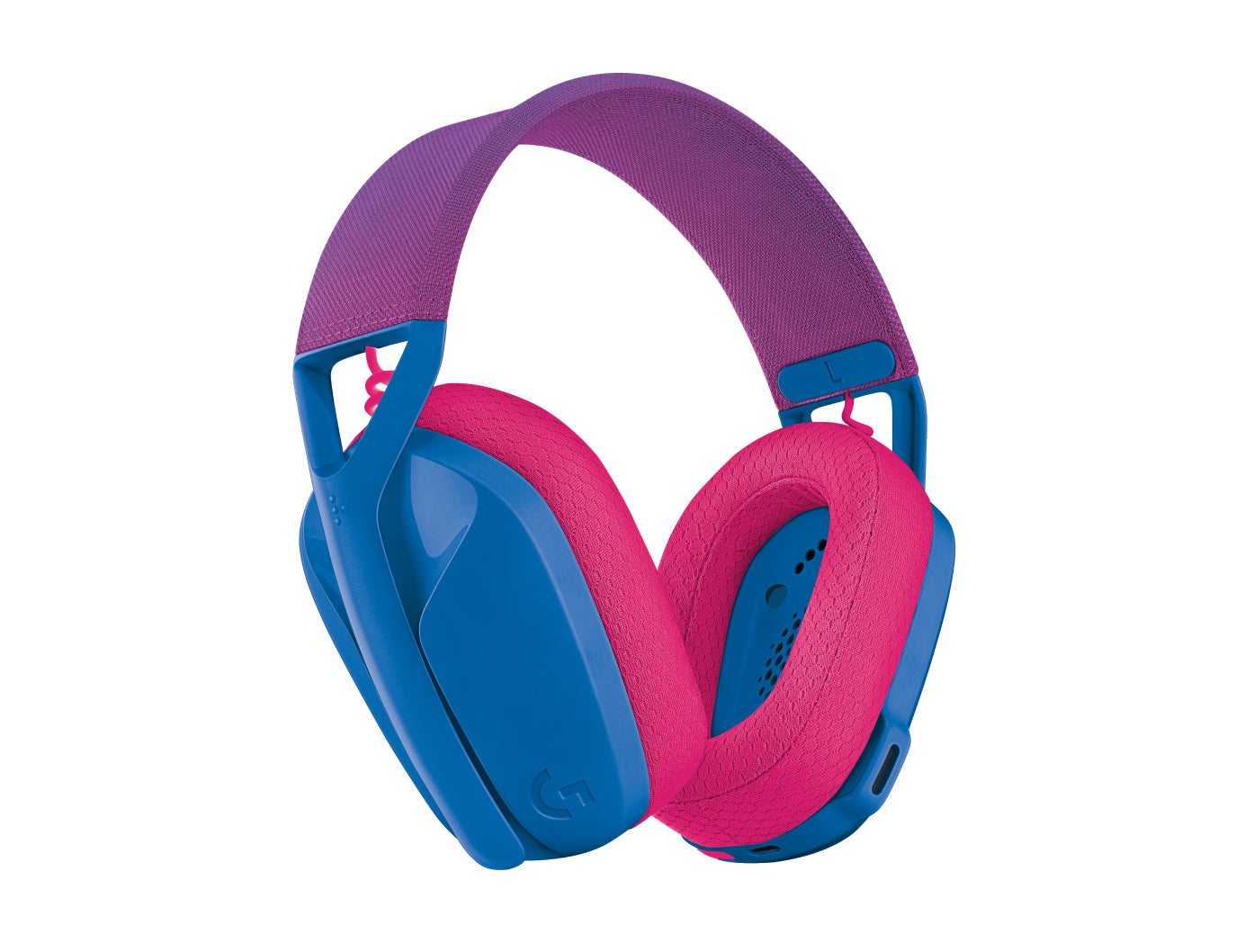 Logitech G G435 Gaming-Headset – Over-Ear, Stereo, BT, mit USB-A-Dongle, Blau
