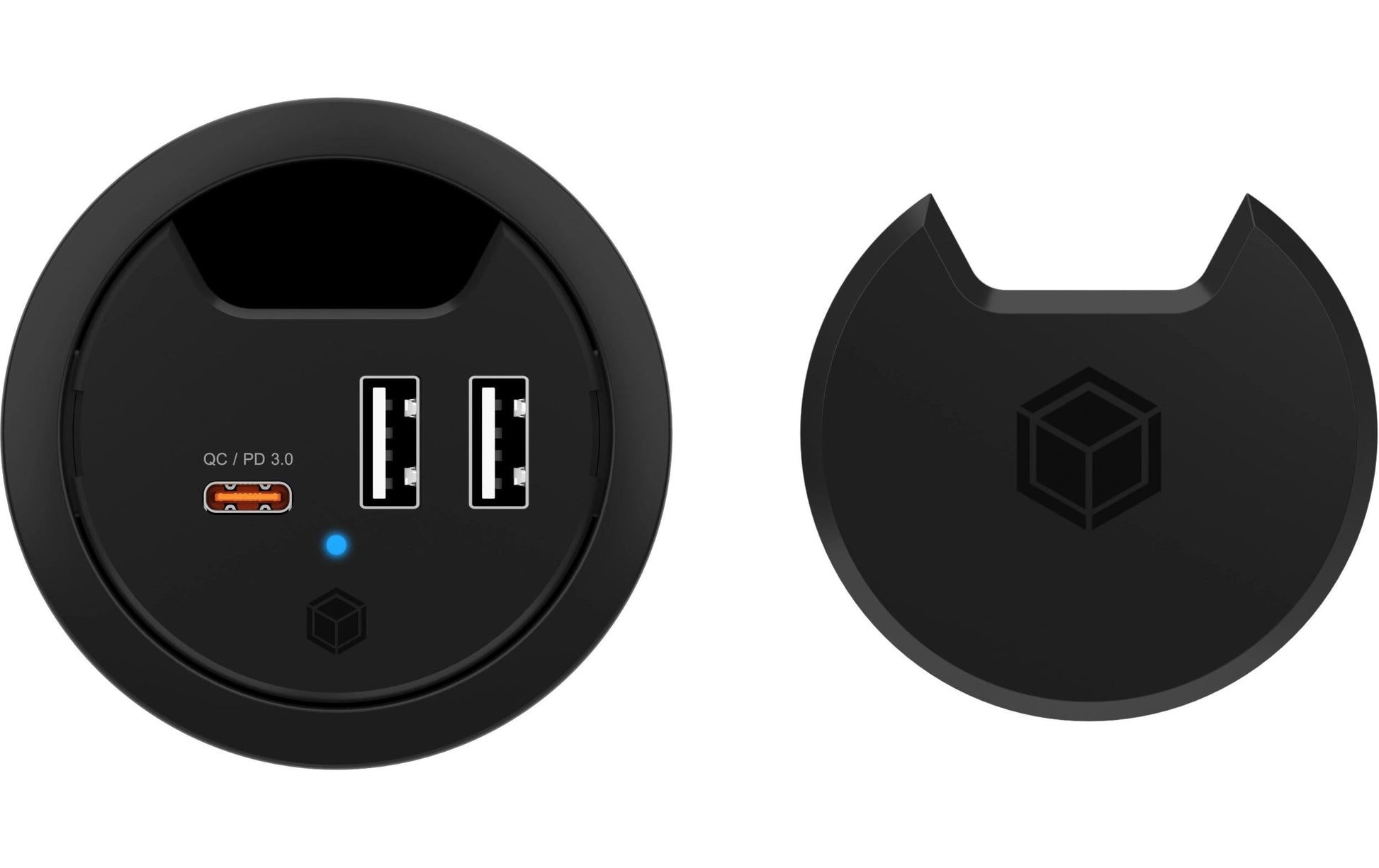 RaidSonic IB-1407 USB-Hub – USB-C, 2× USB-A