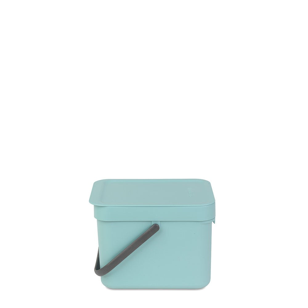 Brabantia Komposteimer Sort & Go – 6 l – Kunststoff, rechteckig – Mint