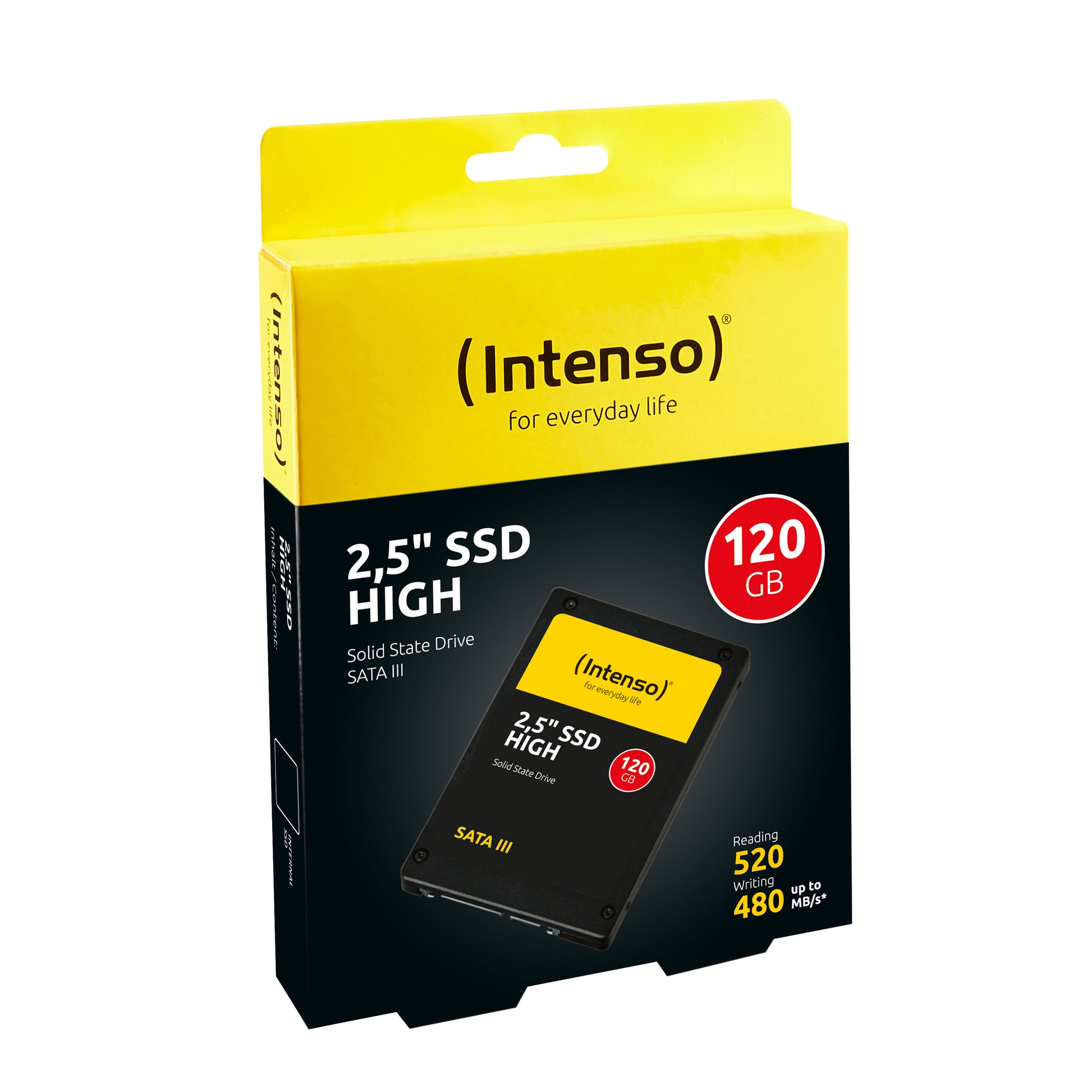 Intenso High Performance 120 GB – 2,5" SATA III SSD – für PC