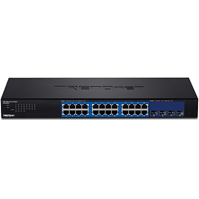 TRENDnet TEG-30284 – Managed L2 Switch – 24× 1G, 4× SFP+, 19", 1U