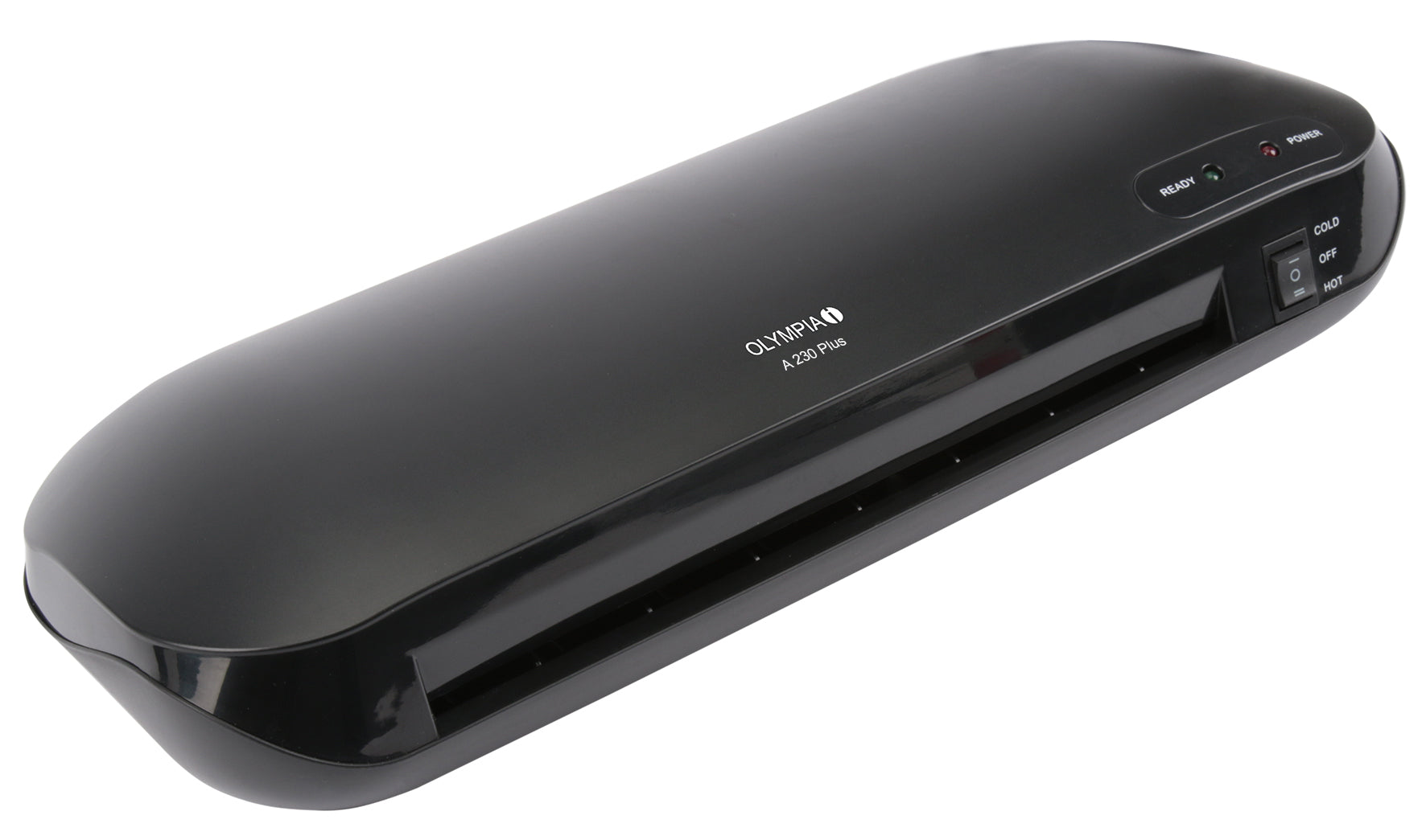 Olympia A230 Plus Laminiergerät A4 – Kalt-/Heisslaminator, bis 125 µm, 2 Rollen, 400 mm/min, schwarz