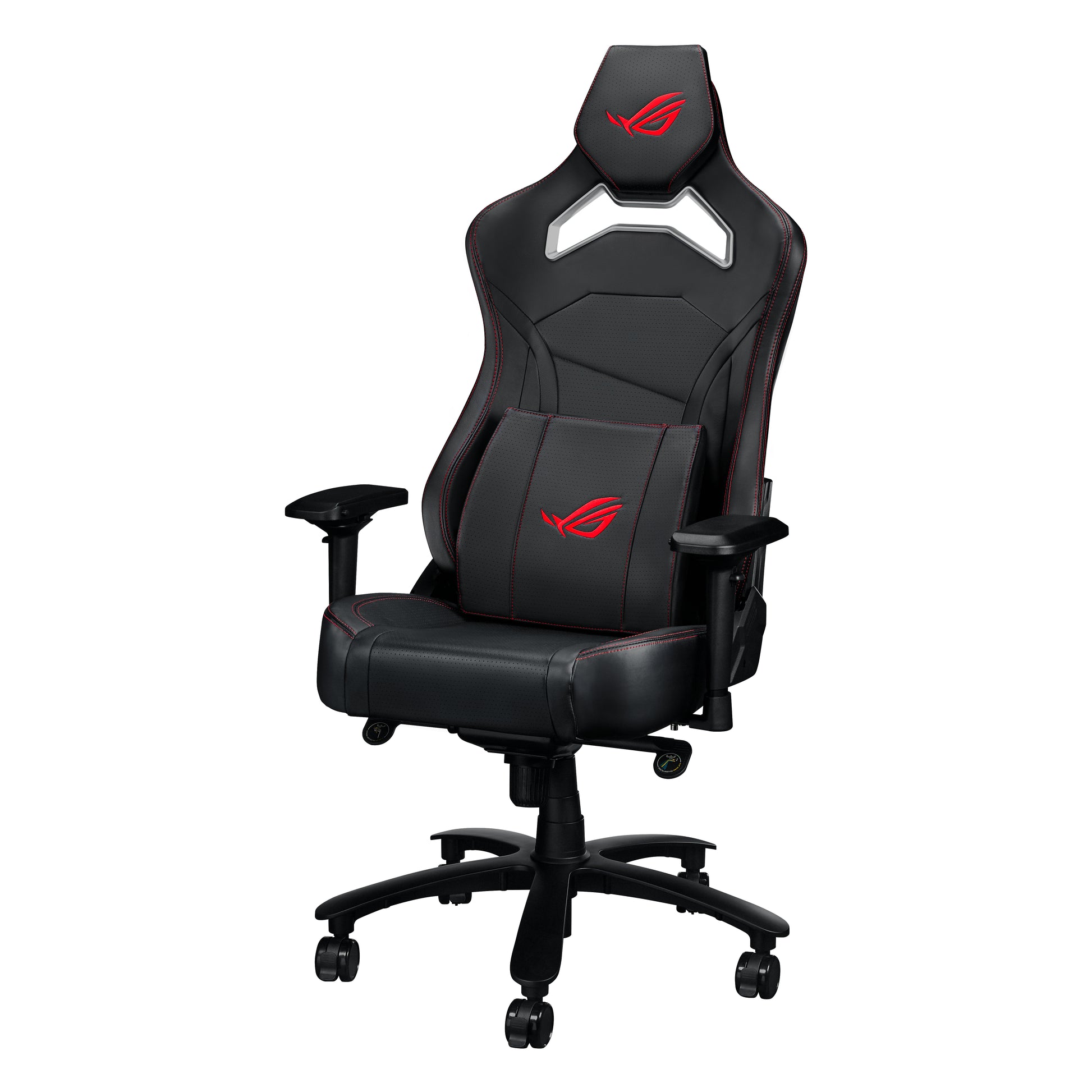 ASUS ROG Chariot X Core Gaming-Stuhl – Kunstleder – Schwarz, 4D-Armlehnen, Kopf- & Lendenkissen, bis 136 kg