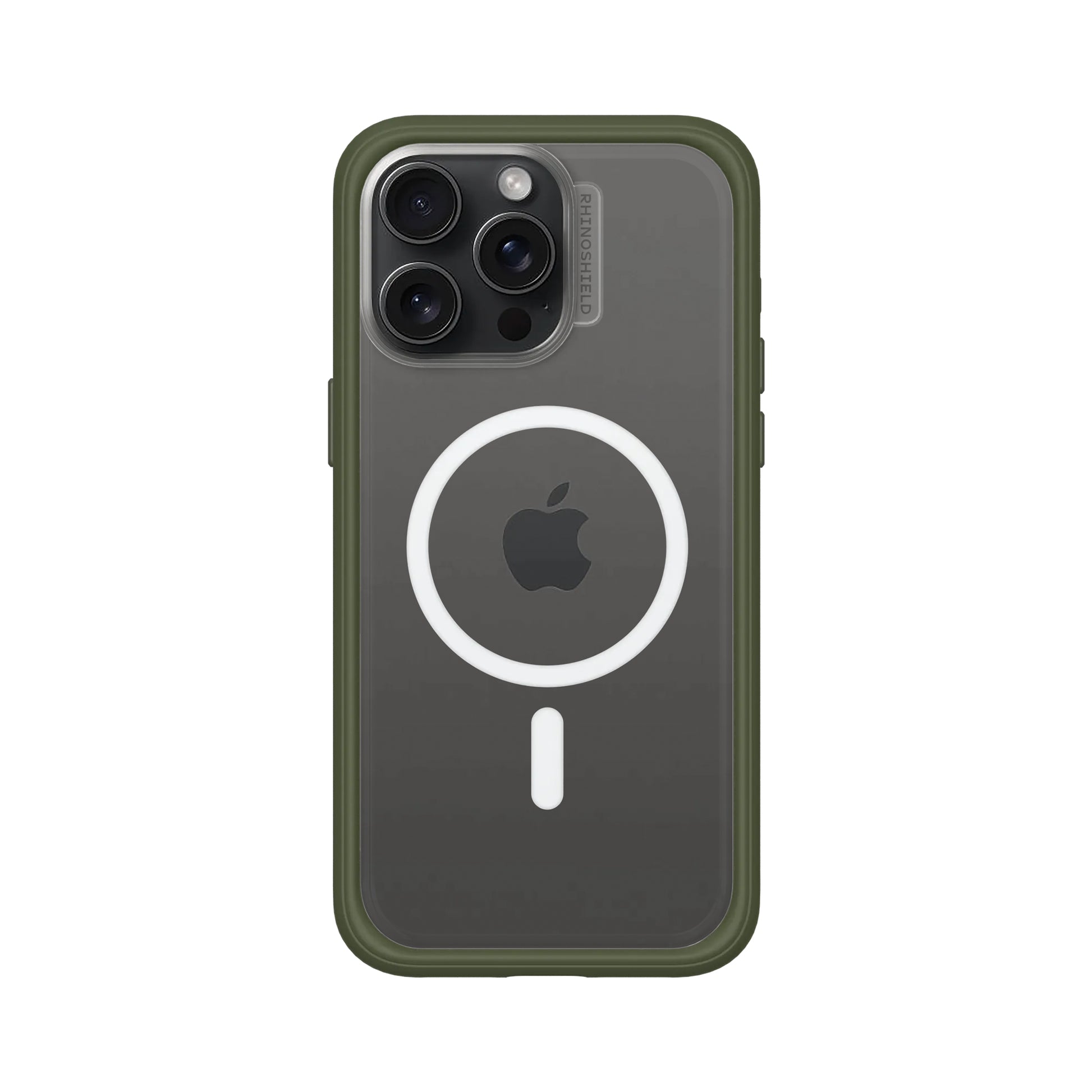 RhinoShield Backcover Mod NX – für Apple iPhone 15 Pro Max – Camo Grün – MagSafe-kompatibel