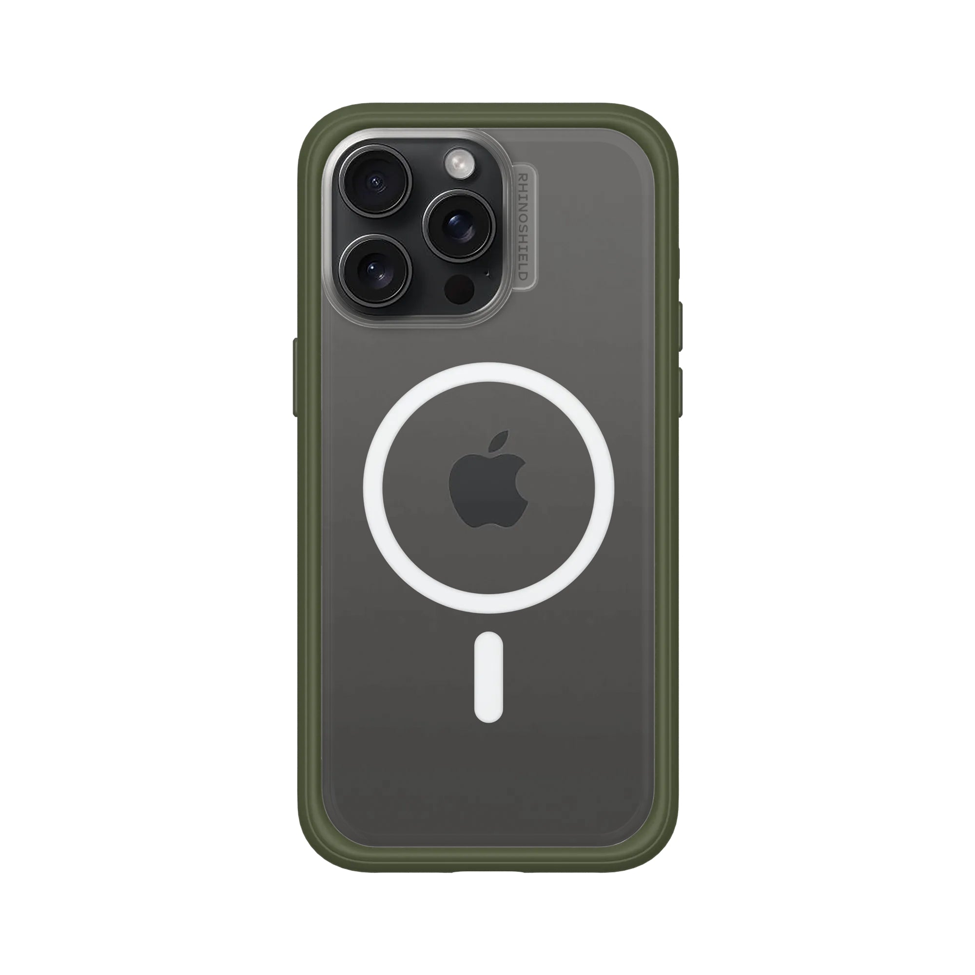 RhinoShield Backcover Mod NX – für Apple iPhone 15 Pro Max – Camo Grün – MagSafe-kompatibel