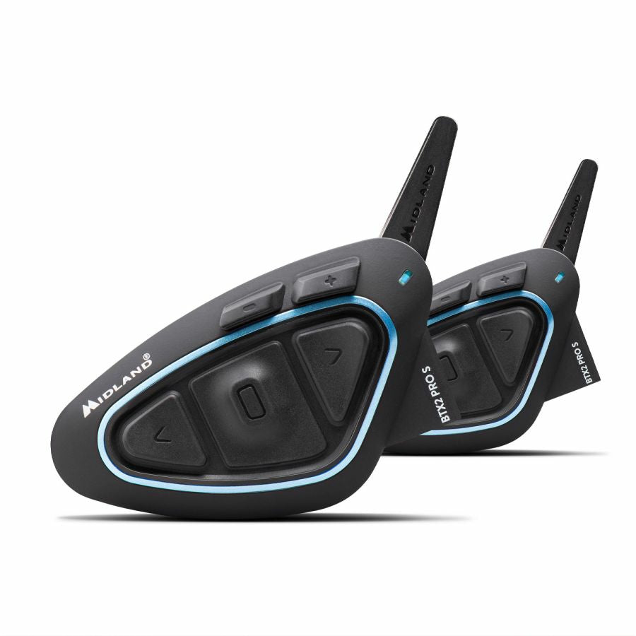 Midland BTX2 Pro S Lautsprechertelefon – Bluetooth – Schwarz/Blau