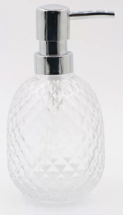 Diaqua Facette Seifenspender – Glas, Transparent, 900 ml