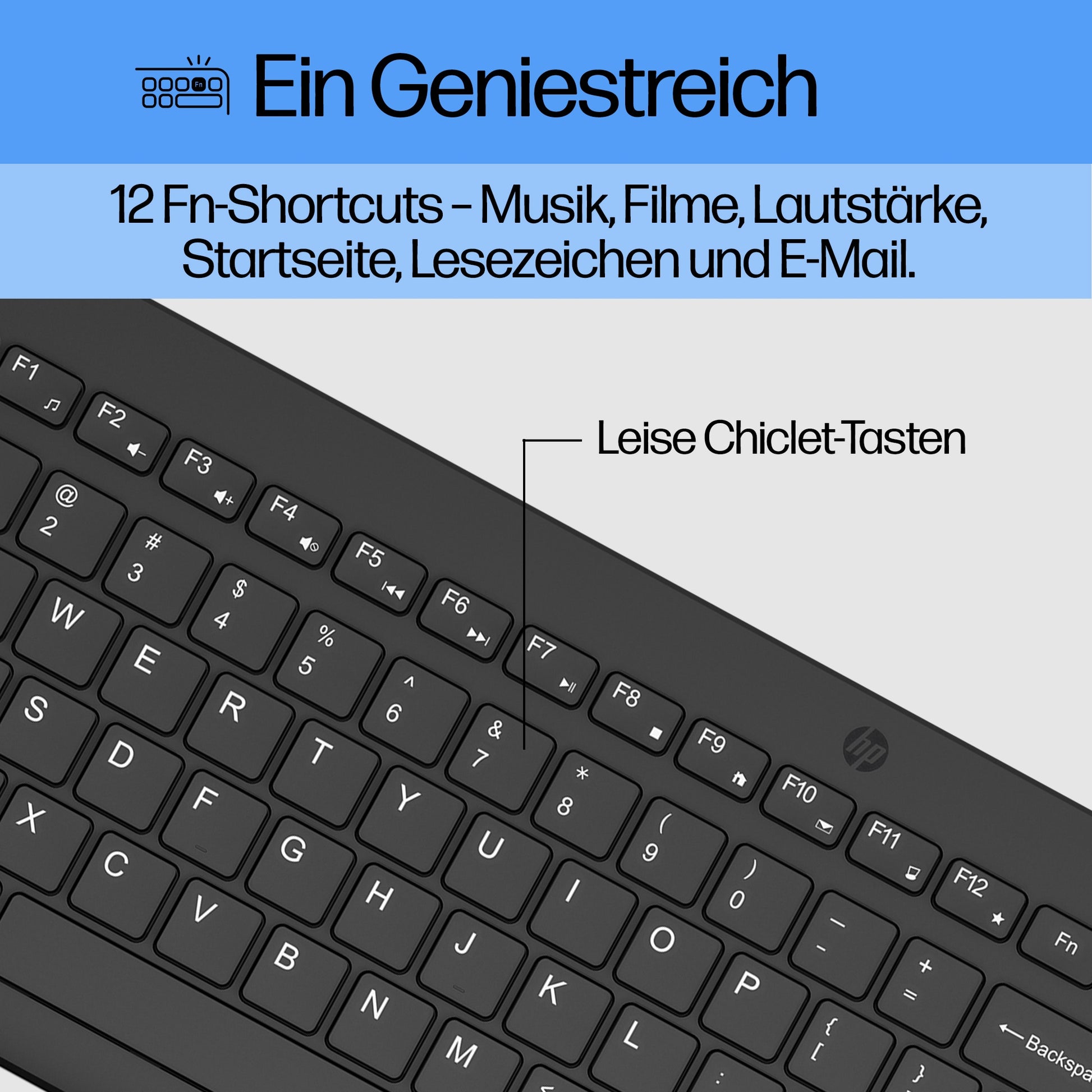 HP 330 – Tastatur, kabellos