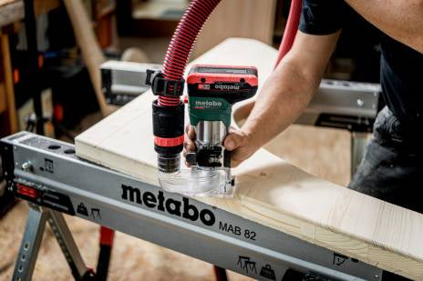 Metabo FMV 18 LTX BL 8 Akku-Kantenfräse – CAS Cordless Alliance System, bürstenlos