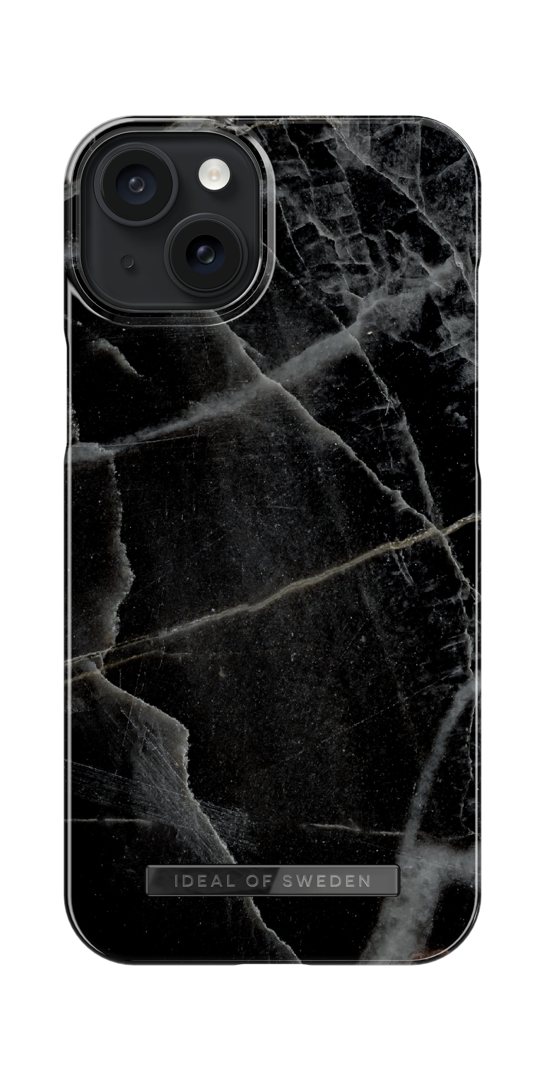 iDeal of Sweden Backcover – für Apple iPhone 15 Plus, PC+Polyester, Black Thunder Marble