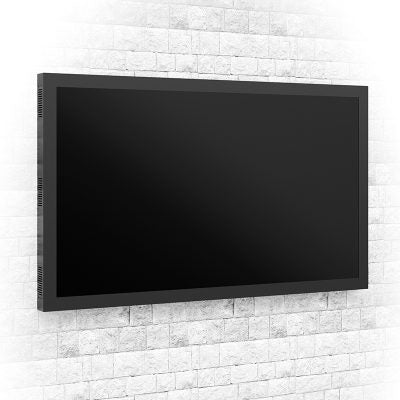 Hagor Enclosure Display-Gehäuse – Wandmontage, VESA 900×600 mm – für 75" TVs – Schwarz