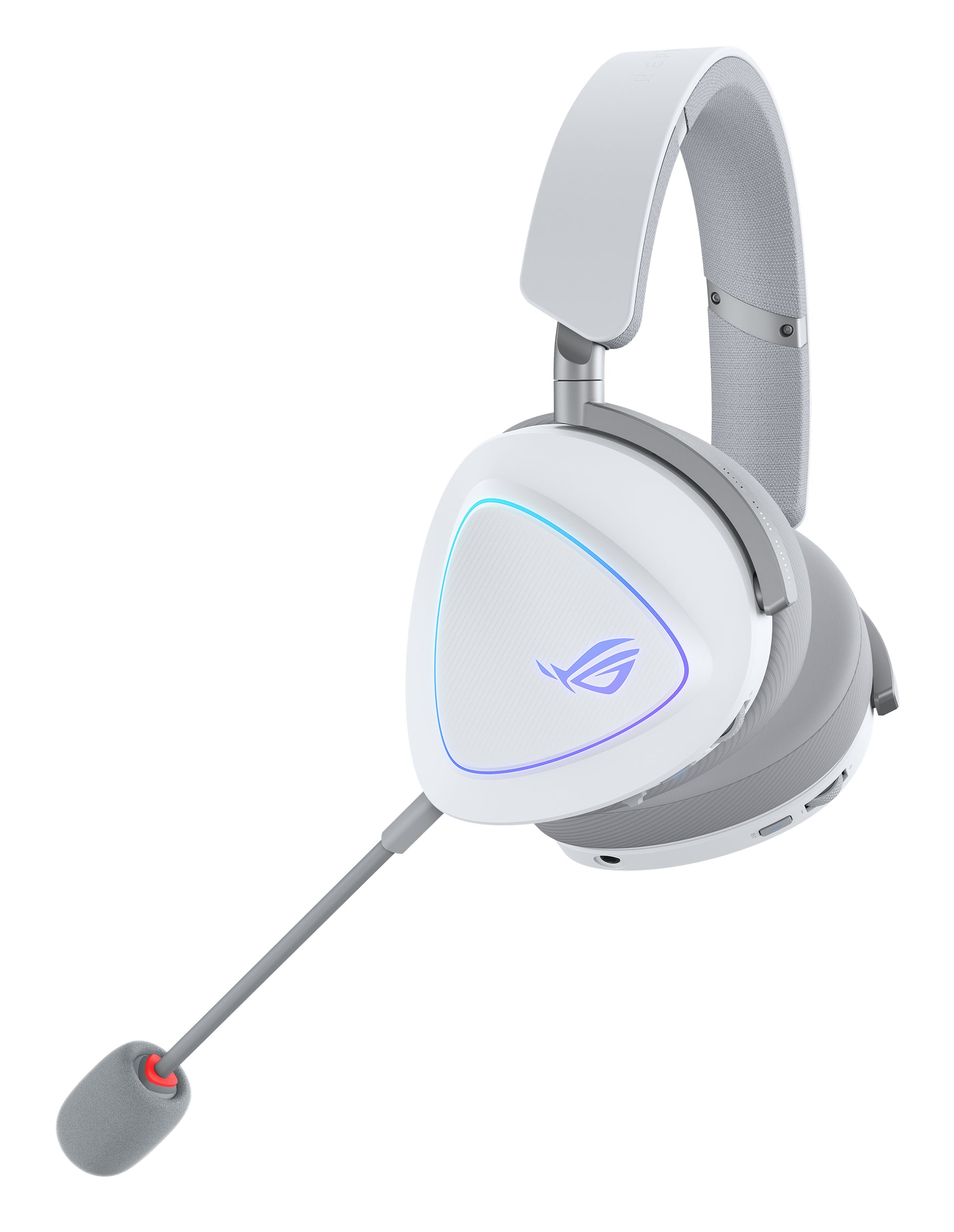 ASUS ROG Delta II WHT – Over-Ear Gaming-Headset – Bluetooth, 3,5 mm, mit Mikrofon – Weiss