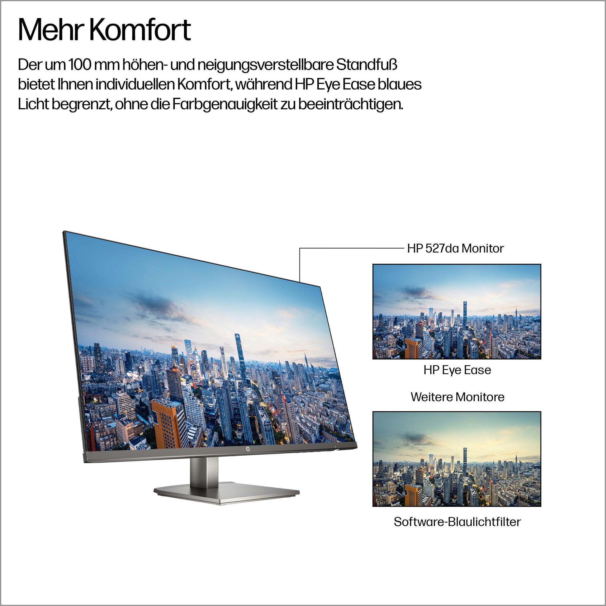 HP 527da – 27", 1920 × 1080 (Full HD), IPS, 100 Hz