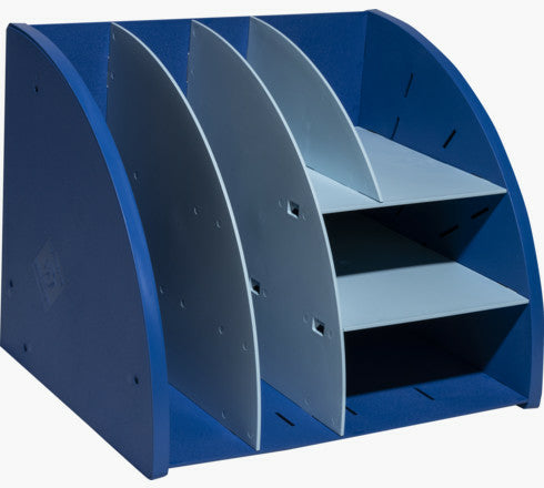 Exacompta Organizer Bee Blue – für ISO-A-Formate A5, A6 – 356 × 282 × 282 mm