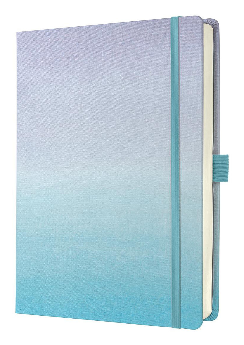 Sigel Notizbuch A5+, punktkariert, Fadenheftung, Hardcover, 200 Seiten, 120 g/m² – mehrfarbig