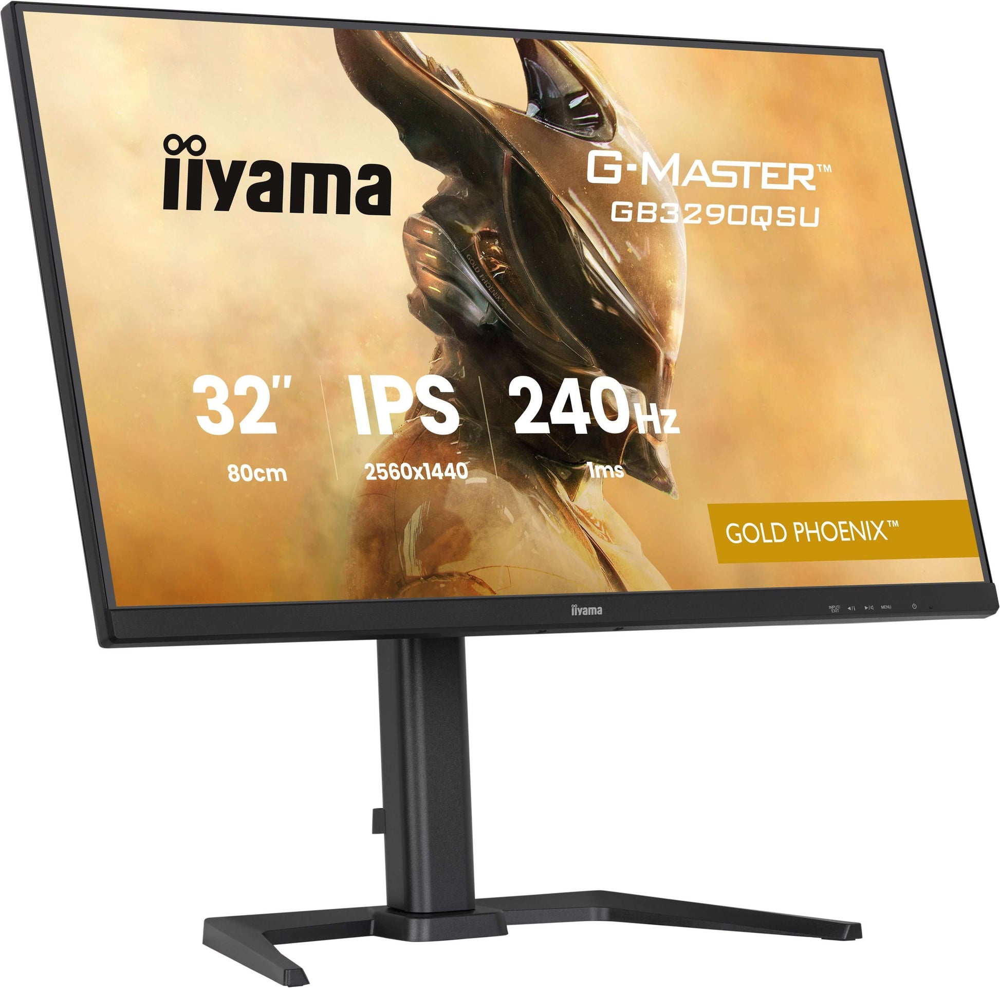 iiyama G-MASTER GB3290QSU-B1 – Monitor, 31,5" 2560 × 1440 (WQHD), IPS, 240 Hz, 400 cd/m²